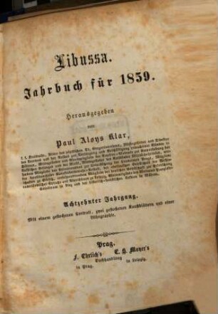 Libussa : Jahrbuch für .... 18. 1859