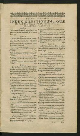 Index Quaestionum
