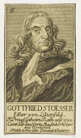 Bildnis des Gottfried Stoesser