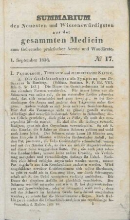 1. September 1838. No 17.