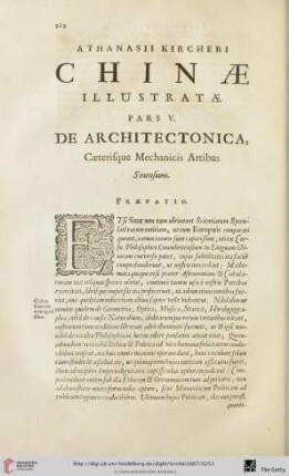 Pars V: De Architectonica, Caeterisque Mechanicis Artibus
