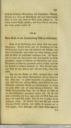 108. Gute Seife in der Haushaltung selbst zu verfertigen