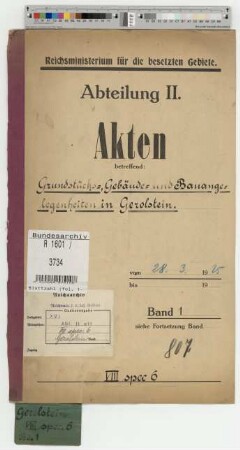 Grundstücks-, Gebäude- und Bauangelegenheiten in Gerolstein