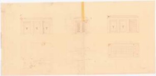 Haus des Reichsinnenmininsters Dr. Wilhelm Frick, Berlin-Mitte: Eingangshalle: Grundriss, Ansichten, Deckenuntersicht 1:50