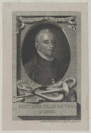 Bildnis des Frey Lope Feliz de Vega Carpio
