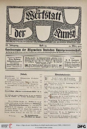 Heft 25 (21. März 1910)