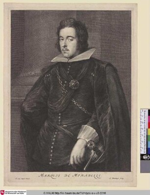 Marquis de Mirabelle [Porträt des Marquis de Mirabelle; Marquis de Mirabelle; Portret van de Marquis de Mirabeau]
