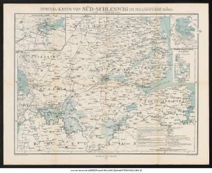 Special-Karte von Süd-Schleswig im Maassstabe 1:150.000
