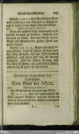 Das dritte Hauptstück des Catechismi. Vom Gebet des HErrn
