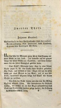 Reise nach dem Südmeer zur Aufsuchung des La Perouse, Commandanten der verlohrnen Schiffe Boussole und Astrolabe : auf Verordnung der französischen Regierung ausgeführt in den Jahren 1791 bis 1794. 2