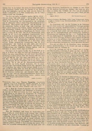 277-278 [Rezension] Kasowski, Chaim Josua, Thesaurus Thosephtae
