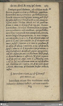 §. Interdum. 44. & §. Item si quis merces. 45.