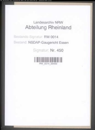 Stattgabe der Beschwerde des Pg. Heinrich v. de LOO, geb. 28.8.1907, Heizer in Duisburg, gegen den Ausschluß wegen Interessenlosigkeit (Beitragsrückstände)
