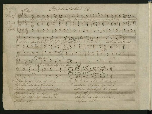 Heidenröslein; V, pf; G-Dur; D 257; op.3,3
