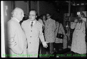 Besuch von Walter Scheel (Bundespräsident der Bundesrepublik Deutschland (BRD)) am Kernforschungszentrum Karlsruhe (KfK)
