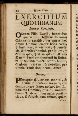 Exercitium Quotidianum.