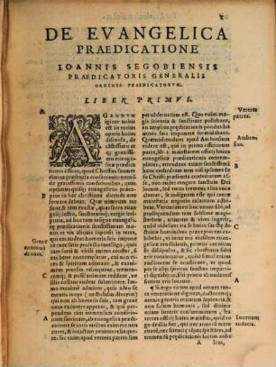 De praedicatione evangelica