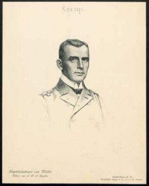 [Bildnis] Kapitänleutnant [Hellmuth] von Mücke, Führer von S. M. S. Ayesha