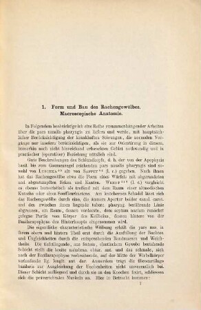 Beiträge zur normalen u. pathologischen Anatomie des Rachengeölbes 