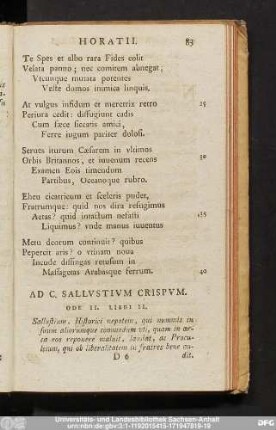 Ad C. Sallustium Crispum.