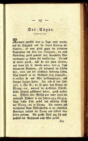 Der Ungar.
