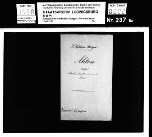 Krause, Karl Heinrich Franz (*03.01.1875 in Stettin); Chorsänger; ausgesch.: 1904