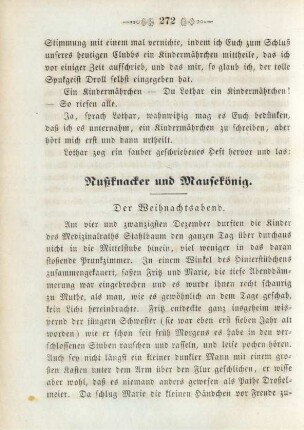 Der Weihnachtsabend
