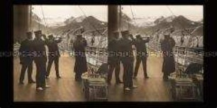 Kaiser Wilhelm II. an Deck der SMY Hohenzollern, Lyngenfjord