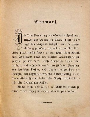 Aehrenlese aus den Predigten von C. H. Spurgeon : Dem deutschen Christenvolke dargeboten von Balmer-Rinck