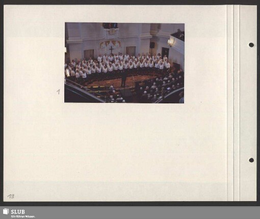 Auch der Sächsische Bergsteigerchor sang separat einige Lieder : Dirigent: Axel Langmann