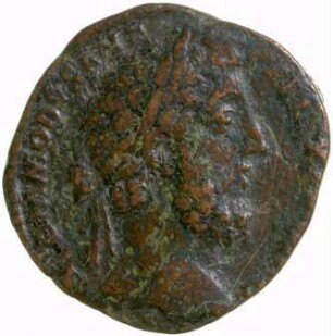 Münze, Sesterz, 187 - 188