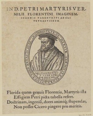 Bildnis des Petrvs Martyr Vermilivs