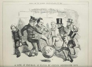 A game of foot-ball as played by certain Westminster boys