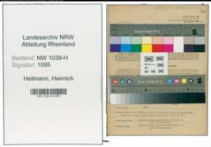 Entnazifizierung Heinrich Heilmann , geb. 13.04.1900 (Angestellter)