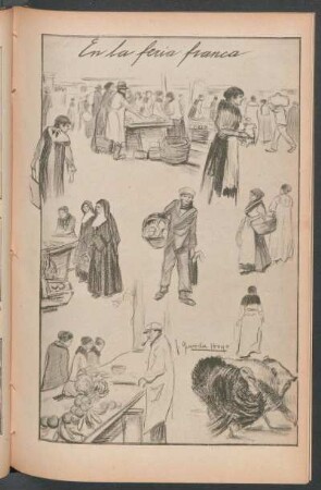 En la Feria Franca - [Dibujo]
