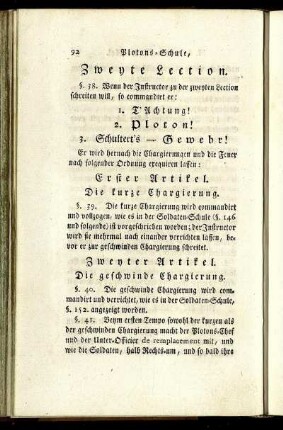 Zweyte Lection.
