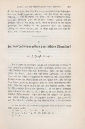 215-244 Hat das Lukasevangelium paulinischen Charakter?