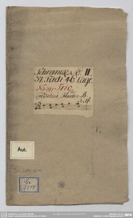 Sonatas - Mus.2389-Q-14 : ob, vl, chalumeau, org - C; RV 779