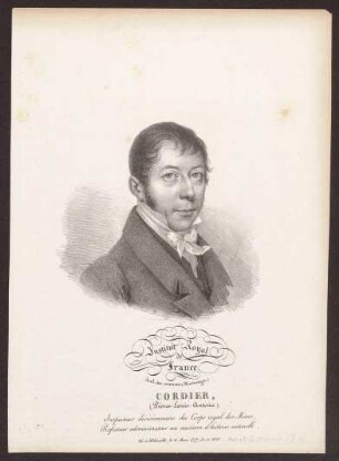 Cordier, Pierre Louis Antoine