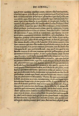 Liber de Cena Domini