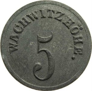 Dresden - Wertmarke "5", Wachwitzhöhe