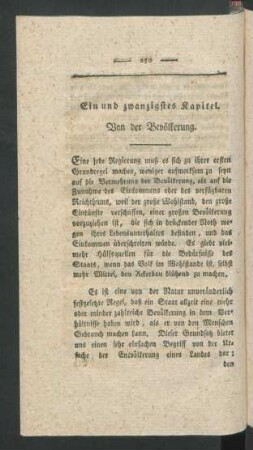 Ein und zwanzigstes Kapitel - Dreyßigstes Kapitel