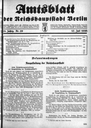 1938,29: Nr. 29, 17. Juli 1938