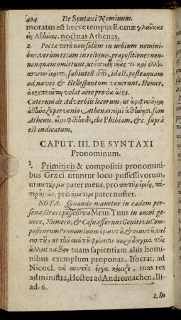 Caput III. De Syntaxi Pronominum