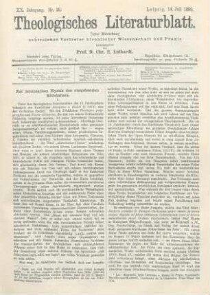 321-323 Zur lateinischen Mystik des ausgehenden Mittelalters
