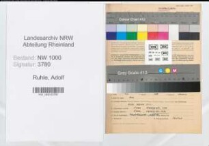 Entnazifizierung Adolf Ruhle, geb. 12.07.1909 (Bautechniker)