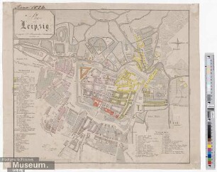 Plan von Leipzig