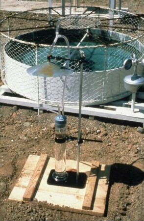 Fotografie: Beregnungsanlage, Regelung, Steuerung, Messtechnik, Feldtest, Wetterstation