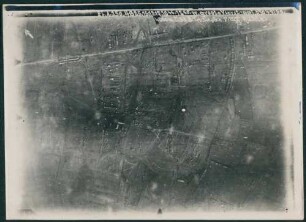 Foto des Geländes westlich von Groote Vierstraat südwestlich von Ypern (Luftbild)