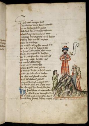 Der Herold Sauls auf dem Berg